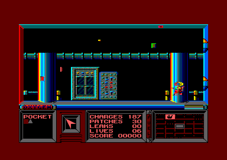 Strangeloop Amstrad CPC Screenshot: What equipment do we have here?