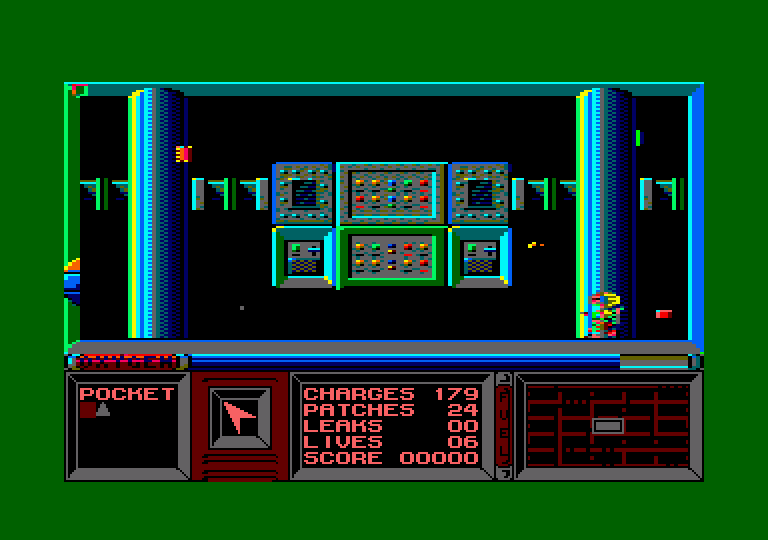 Strangeloop Amstrad CPC Screenshot: Exploring further...