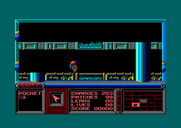 Strangeloop for Amstrad CPC - Jump over these hazards as you explore...