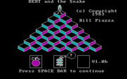 Bert and the Snake for IBM PC/Compatibles - Title screen.