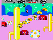 Fantasy Zone II: The Tears of Opa-Opa for Arcade - A barage of enemies appears...