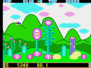 Fantasy Zone: The Maze for Arcade - Flying to the next round...