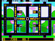 Fantasy Zone: The Maze for Arcade - Start of round 2.