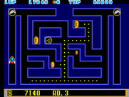 Fantasy Zone: The Maze for Arcade - Start of a bonus round.