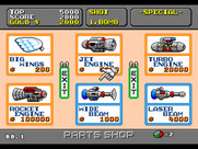 Super Fantasy Zone for Sega Genesis / Mega Drive - Selecting items...