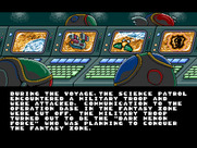 Super Fantasy Zone for Sega Genesis / Mega Drive - Part of the intro story.