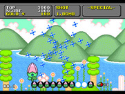 Super Fantasy Zone for Sega Genesis / Mega Drive - I was hit!