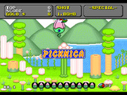 Super Fantasy Zone for Sega Genesis / Mega Drive - Game start.