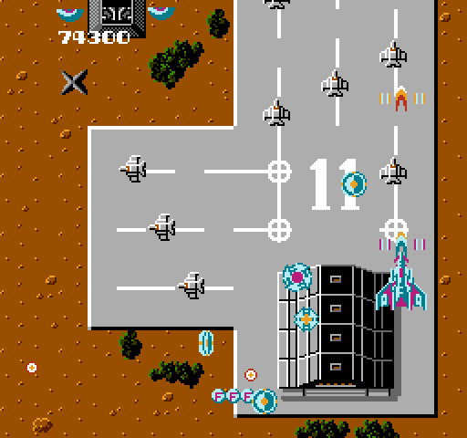 Terra Cresta NES / Famicom Screenshot: On to the next area...