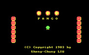 Pango for IBM PC/Compatibles - Title screen.