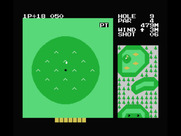 Konami's Golf for MSX - Just a short putt to finish the game...