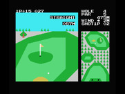 Konami's Golf for MSX - Almost to the green...