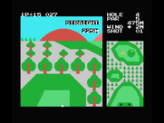 Konami's Golf for MSX - More out of bounds in the way!