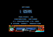 Crystal Kingdom Dizzy for Amstrad CPC - Main menu.