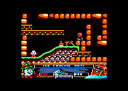 Crystal Kingdom Dizzy for Amstrad CPC - Entering the crystal maze.