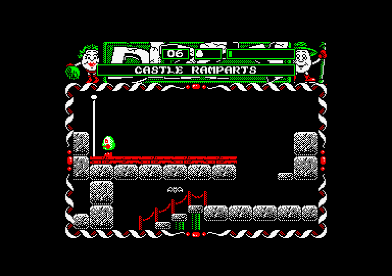 Dizzy: Prince of the Yolkfolk Amstrad CPC Screenshot: Yet another dead end...for the moment.