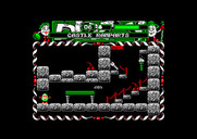 Dizzy: Prince of the Yolkfolk for Amstrad CPC - The castle ramparts.