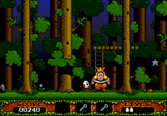 Fantastic Adventures of Dizzy, The IBM PC/Compatibles Screenshot: Who is this guy?
