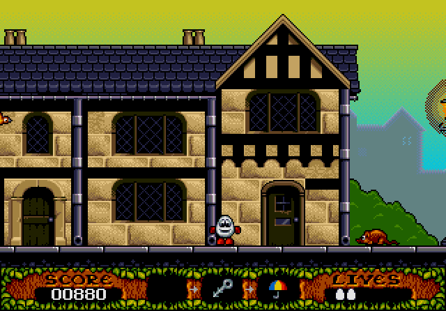 Fantastic Adventures of Dizzy, The IBM PC/Compatibles Screenshot: The sun rises, and I continue my adventure...