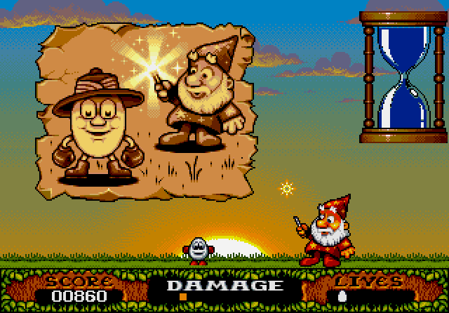 Fantastic Adventures of Dizzy, The IBM PC/Compatibles Screenshot: Puzzle completed!