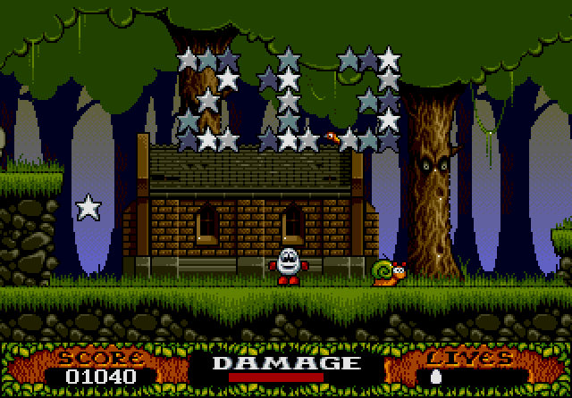 Fantastic Adventures of Dizzy, The IBM PC/Compatibles Screenshot: Another star acquired!