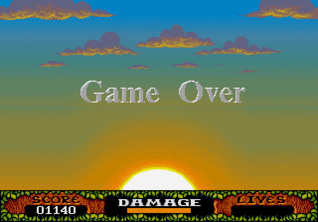 Fantastic Adventures of Dizzy, The IBM PC/Compatibles Screenshot: Game over.