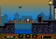 Fantastic Adventures of Dizzy, The for IBM PC/Compatibles - Crossing a bridge...