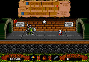 Fantastic Adventures of Dizzy, The for IBM PC/Compatibles - An ogre of some sorts is blocking the door...