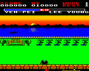 Yie Ar Kung-Fu 2: The Emperor Yie-Gah for BBC Micro - I've been knocked down!
