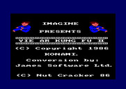 Yie Ar Kung-Fu 2: The Emperor Yie-Gah for Amstrad CPC - Title screen.