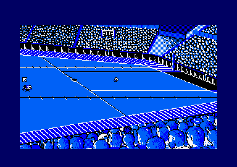 Xeno Amstrad CPC Screenshot: Approaching the goal...almost there!