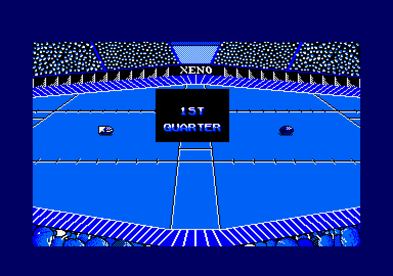 Xeno Amstrad CPC Screenshot: Game start.