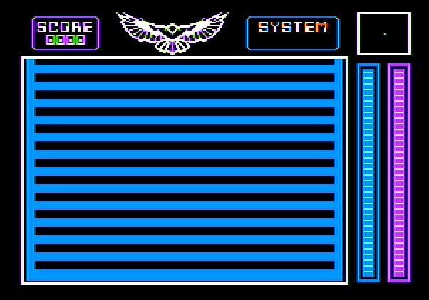 Stellar 7 Apple II Screenshot: Game start.