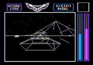 Stellar 7 for Apple II - Head to head with a tank! This won't end well...
