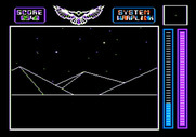 Stellar 7 for Apple II - Using a warplink to leave Antares...