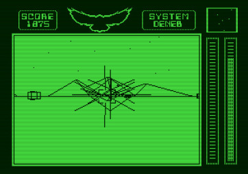 Stellar 7 for Apple II - Game over.