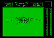 Stellar 7 for Apple II - Game over.