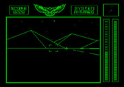 Stellar 7 for Apple II - Avoid the laser fire from those canons!