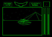 Stellar 7 for Apple II - Sneaking up on a tank while cloaked.