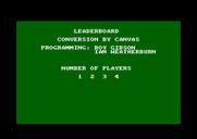 Leader Board for Amstrad CPC - How many players?