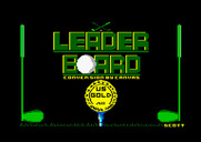 Leader Board for Amstrad CPC - Loading screen.
