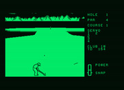 Leader Board for Amstrad PCW - Nearing the green...