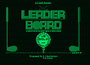 Leader Board for Amstrad PCW - Loading screen.