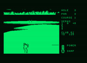 Leader Board for Amstrad PCW - A short par 3...