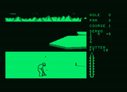 Leader Board for Amstrad PCW - Putting.