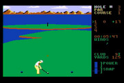 Leader Board for Atari 8-bit - Just a short shot to the green...