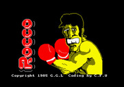 Rocco for Amstrad CPC - Loading screen.