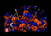 Atrog for Amstrad CPC - Loading screen.