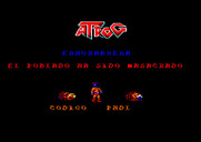 Atrog for Amstrad CPC - Congratulations, stage 1 completed!