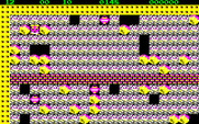 Boulder Dash for PC-8800 Series - Game start.